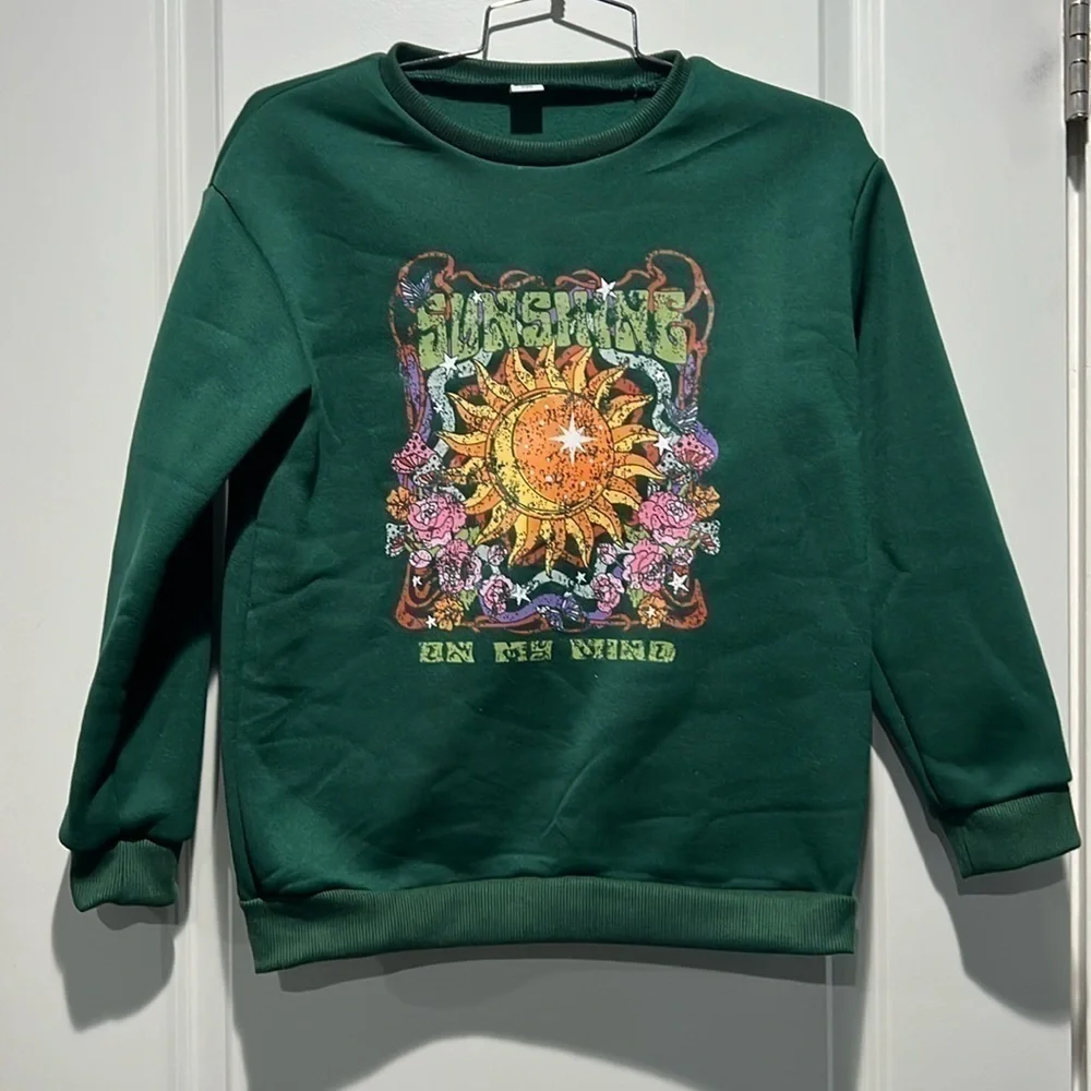 Shein crew neck sweatshirt. Size 12Y NWOT